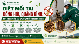 Diệt mối tại Đồng Hới, Quảng Bình: Quy trình khảo sát và xử lý mối cho công trình