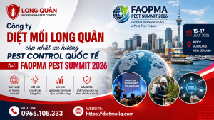 Công ty Diệt mối Long Quân cập nhật xu hướng Pest Control quốc tế tại FAOPMA Pest Summit 2026