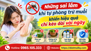 Những sai lầm khi tự phòng trừ muỗi khiến hiệu quả chỉ kéo dài vài ngày
