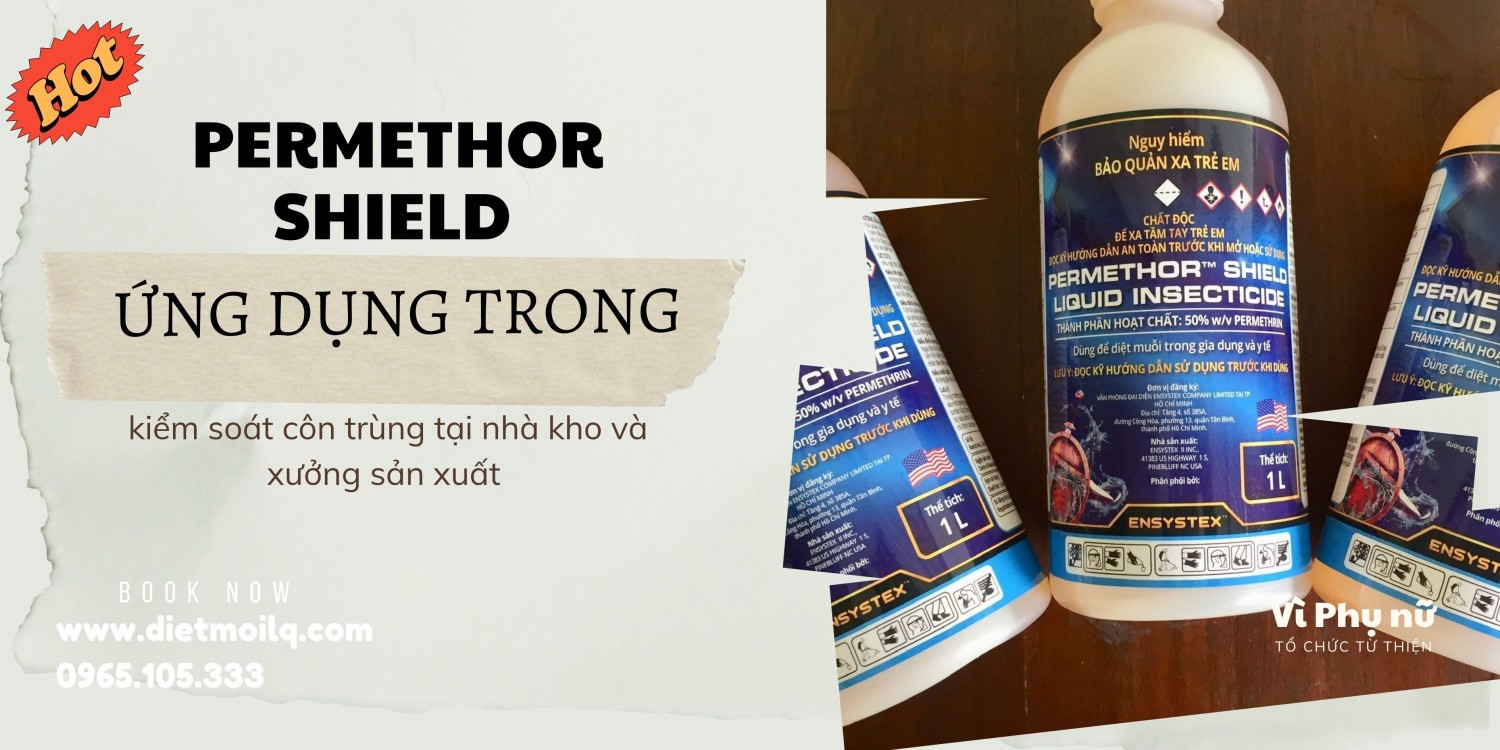 Permethor Shield – Ứng dụng trong kiểm soát côn trùng tại nhà kho và xưởng sản xuất