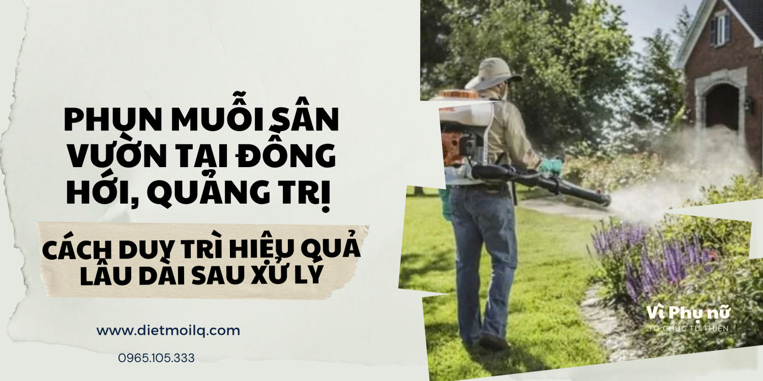 Phun muỗi sân vườn tại Đồng Hới, Quảng Trị – Cách duy trì hiệu quả lâu dài sau xử lý